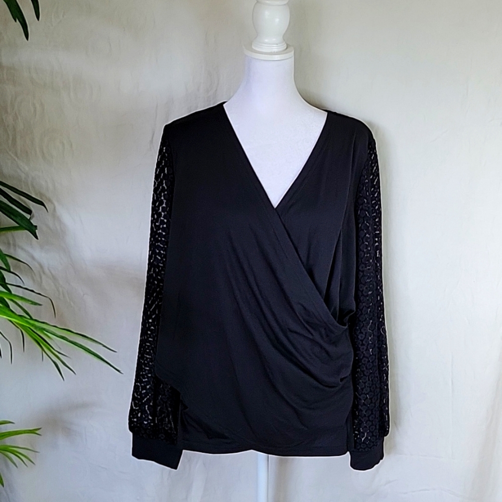 NWOT Crossover Black Top